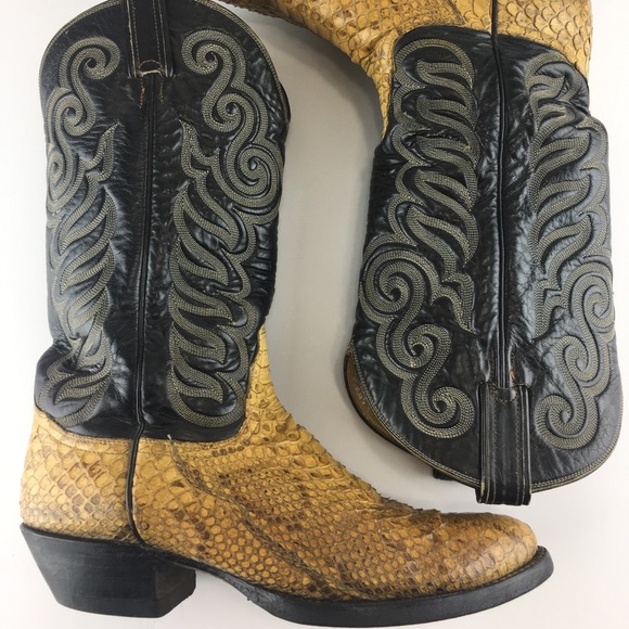 tony lama snakeskin